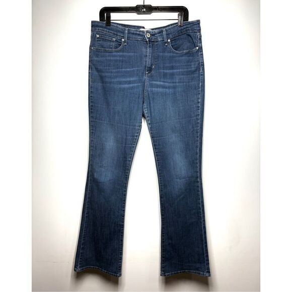 Levi’s Signature Mid Rise Bootcut Jeans Med Wash Women Size 14 L 32 x 34 - Picture 1 of 4
